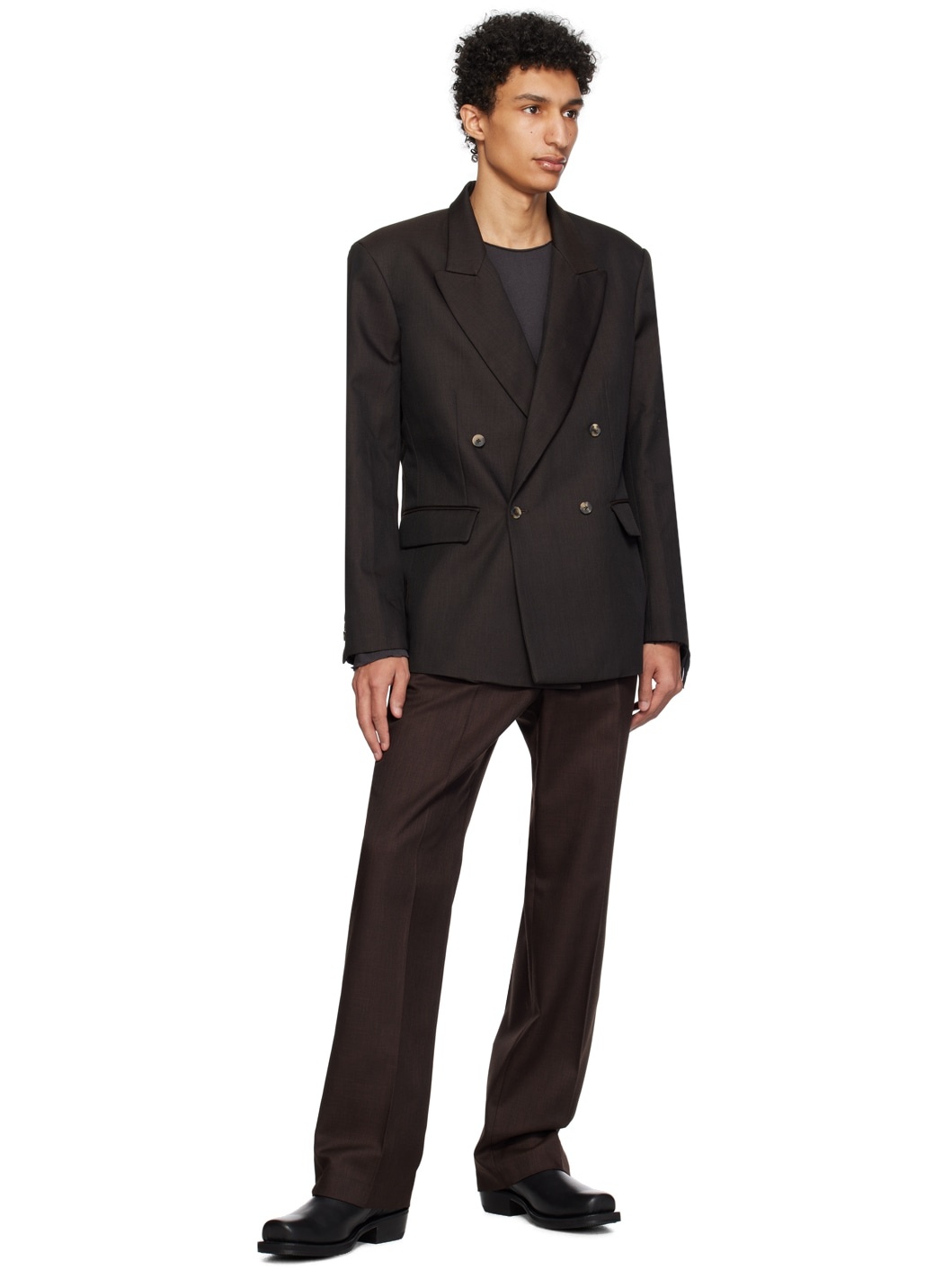 Brown Pico Blazer - 4