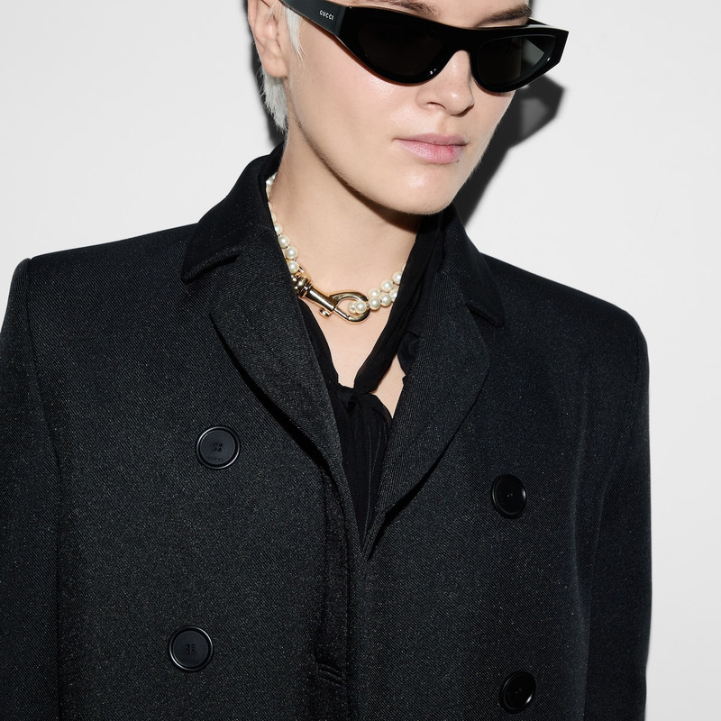 Fine drill jacket with martingale 5