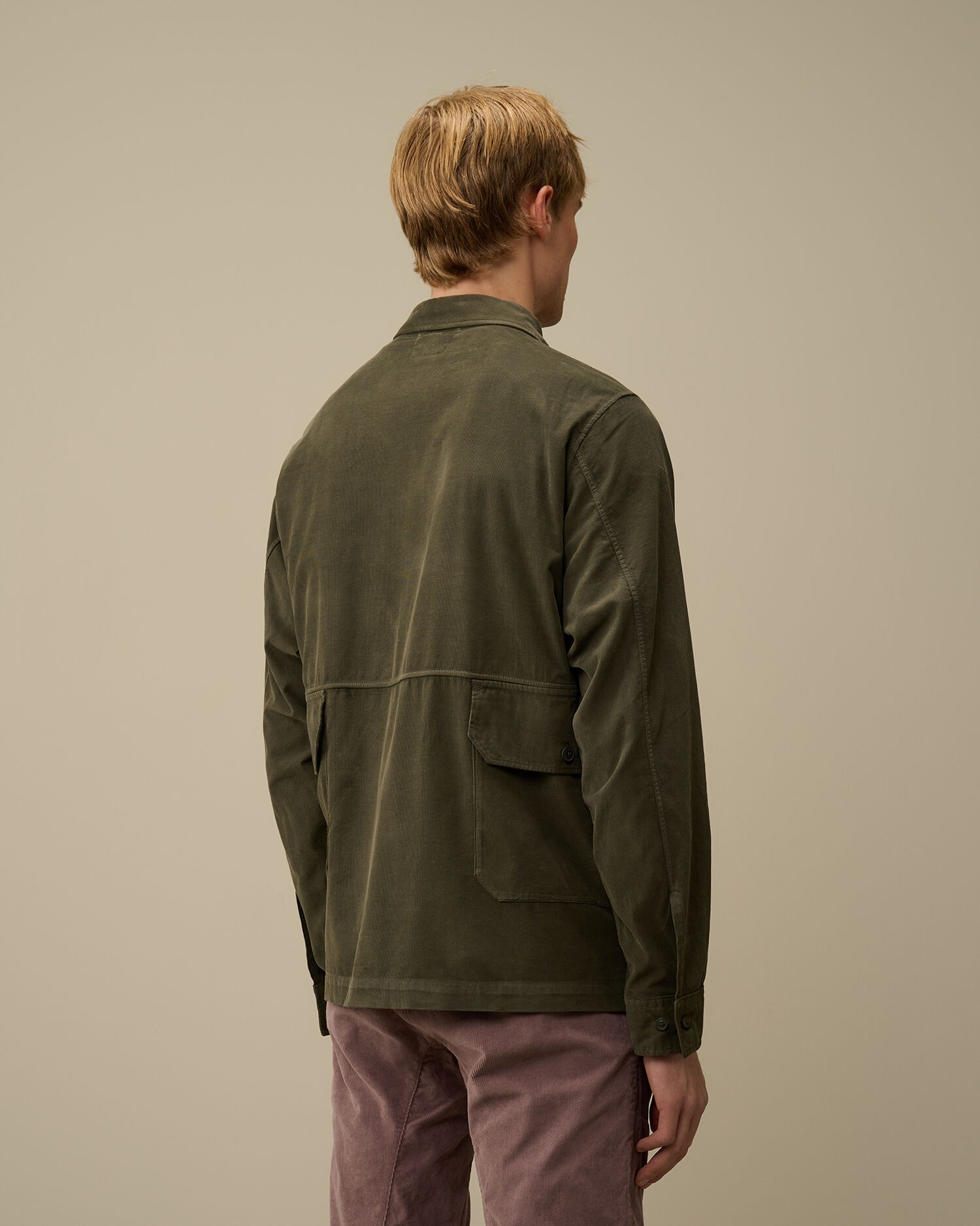 Corduroy Buttoned Overshirt - 3