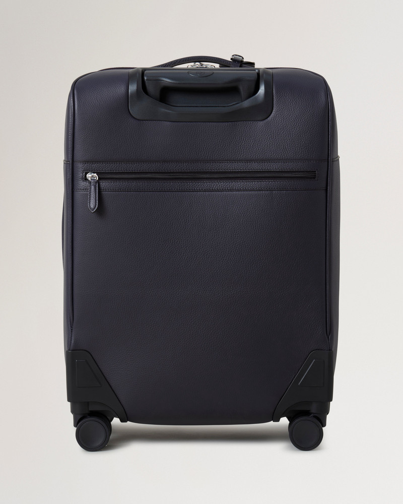 Leather 4 Wheel Suitcase Night Sky Small Classic Grain 3