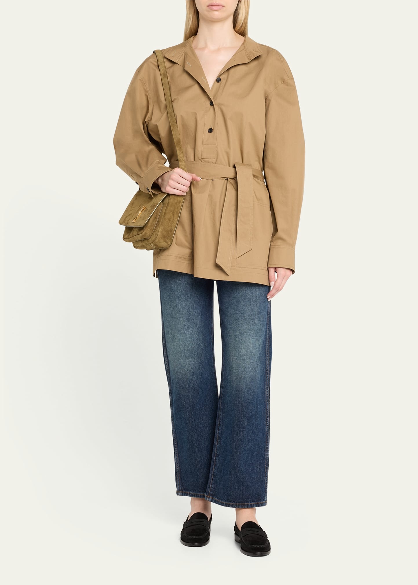 Niki YSL Crossbody Bag in Suede - 6