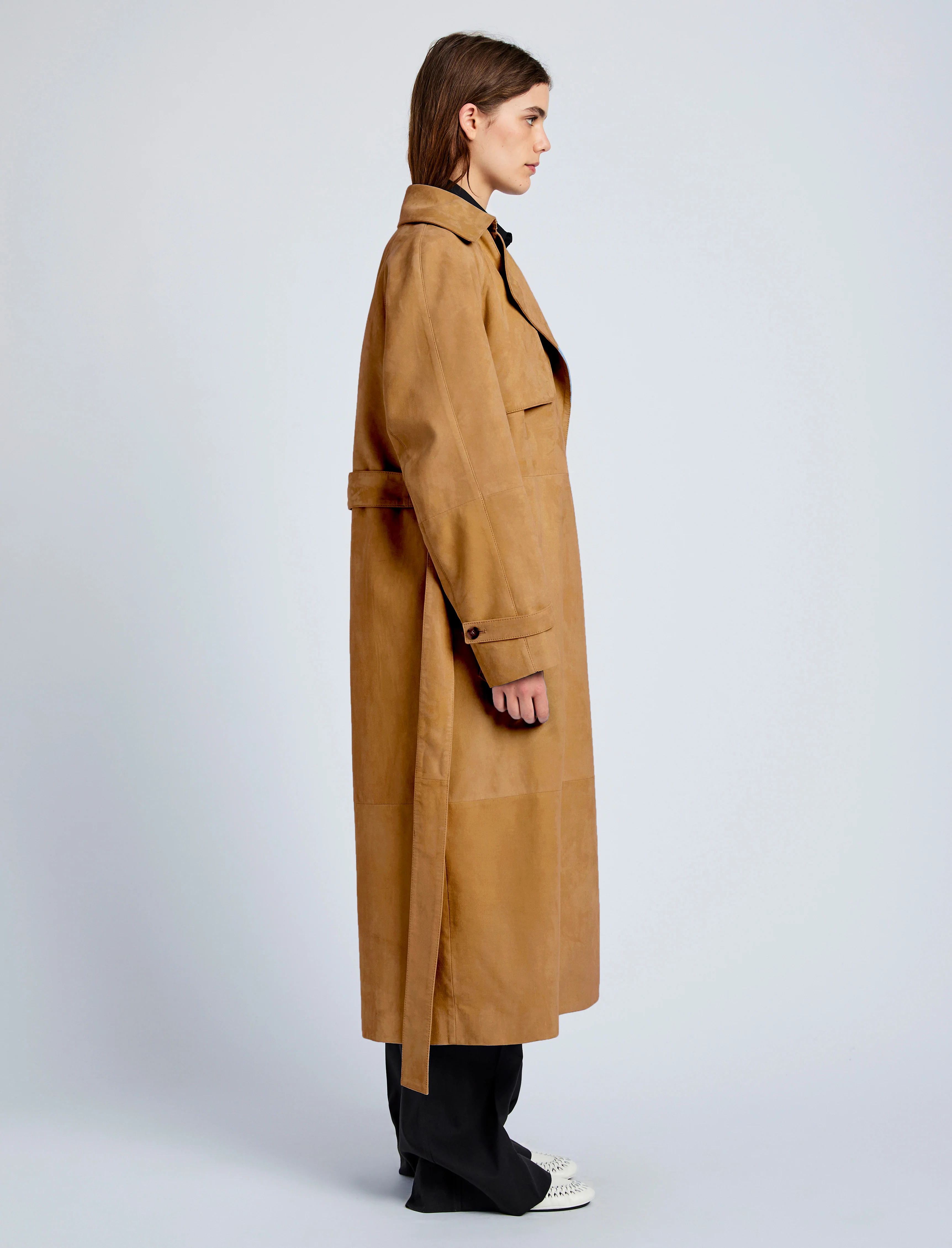 Ramona Coat in Suede - 3