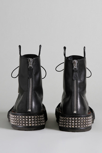 R13 SINGLE STACK BOOT WITH STUD SOLE - BLACK outlook
