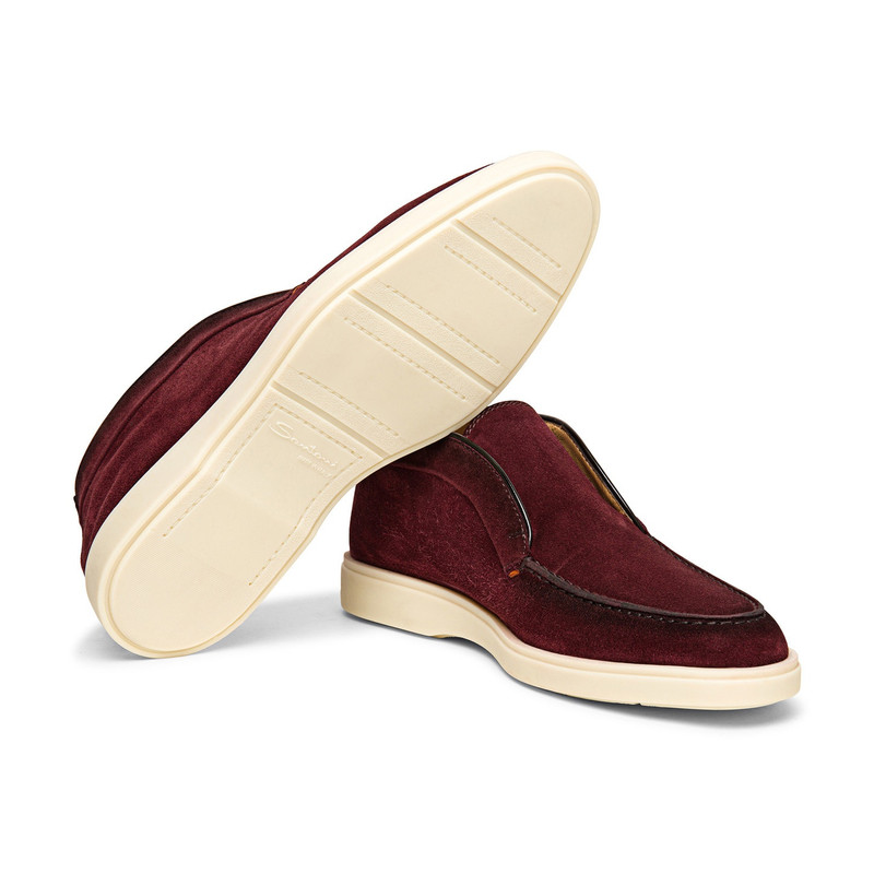 Men’s burgundy suede desert boot 3