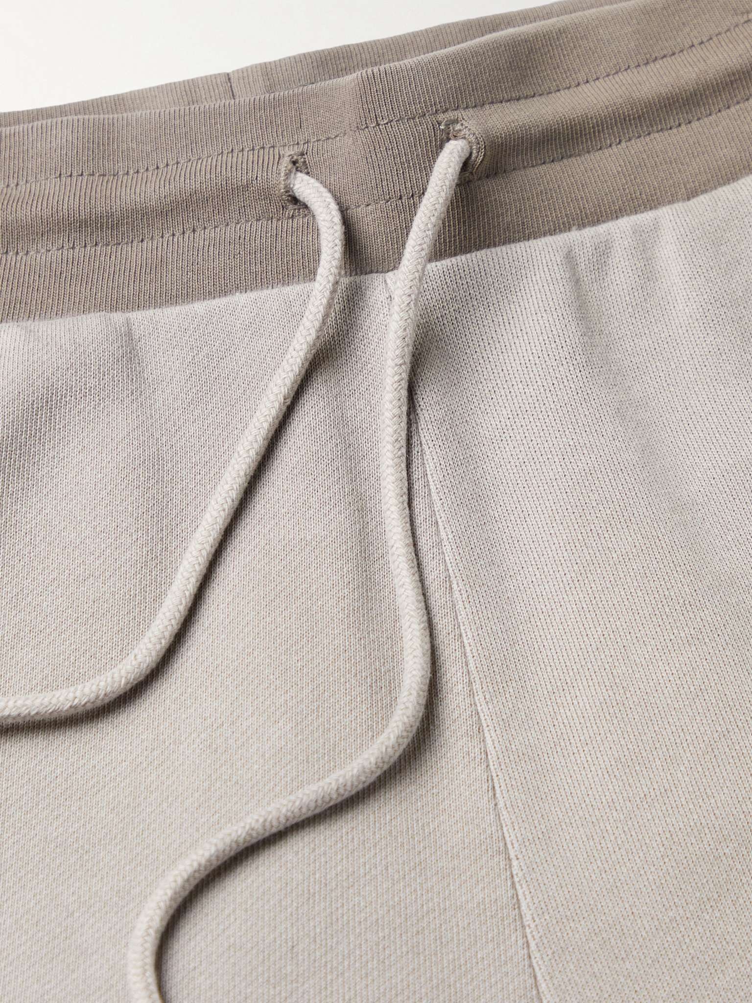1992 Slim-Fit Tapered Two-Tone Cotton-Jersey Sweatpants - 6