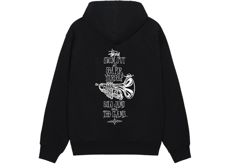 Stüssy Stussy Swim Out Zip Hoodie Black outlook