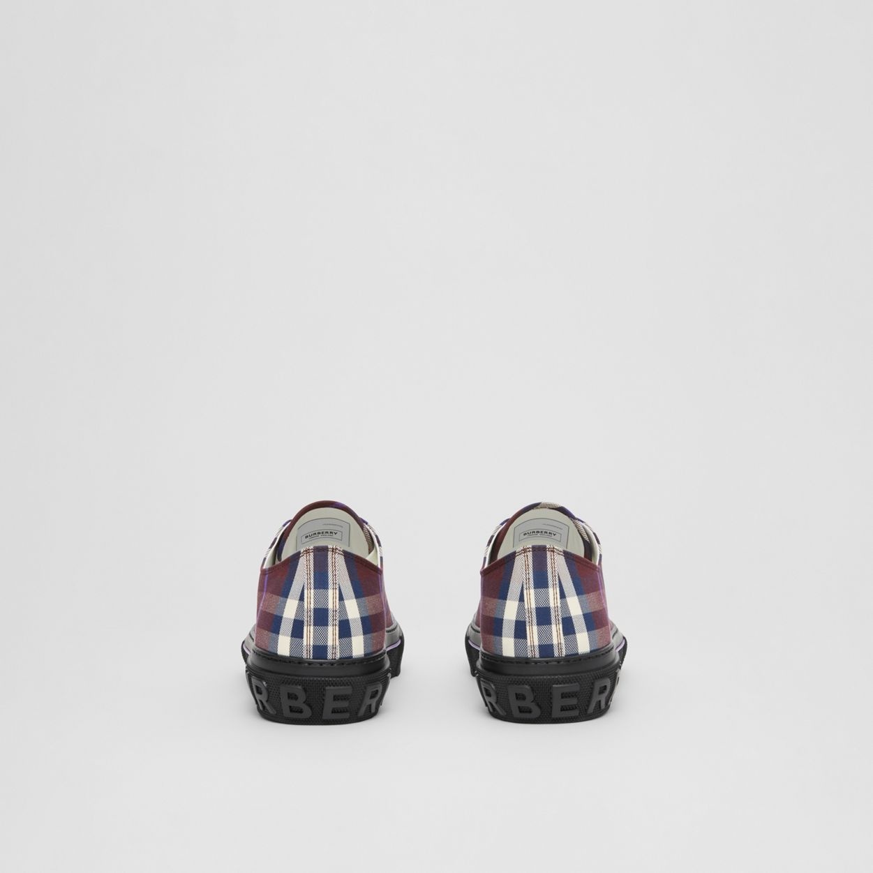 Check Cotton Sneakers - 5