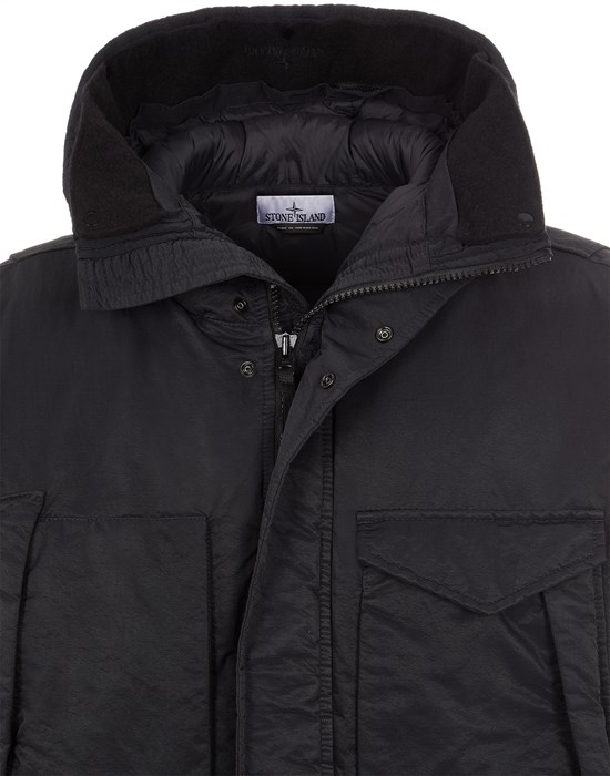 70821 OPAQUE NYLON TWILL DOWN BLACK - 3