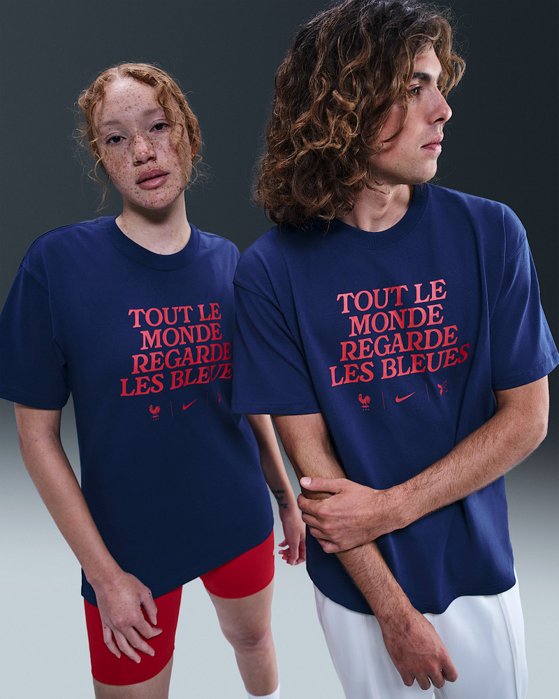 Everyone Watches Women's Sports™ "FFF" Nike by TOGETHXR Soccer T-Shirt 1