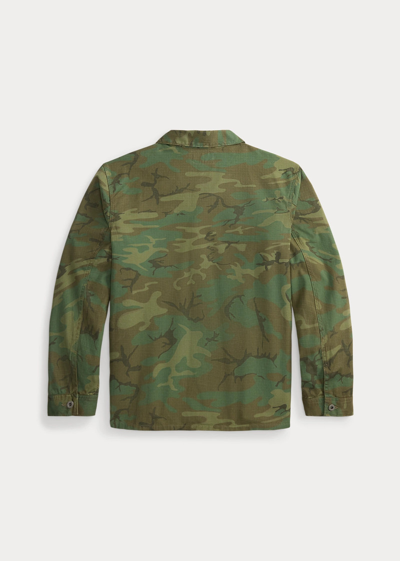 RRL by Ralph Lauren Camo Ripstop Overshirt outlook