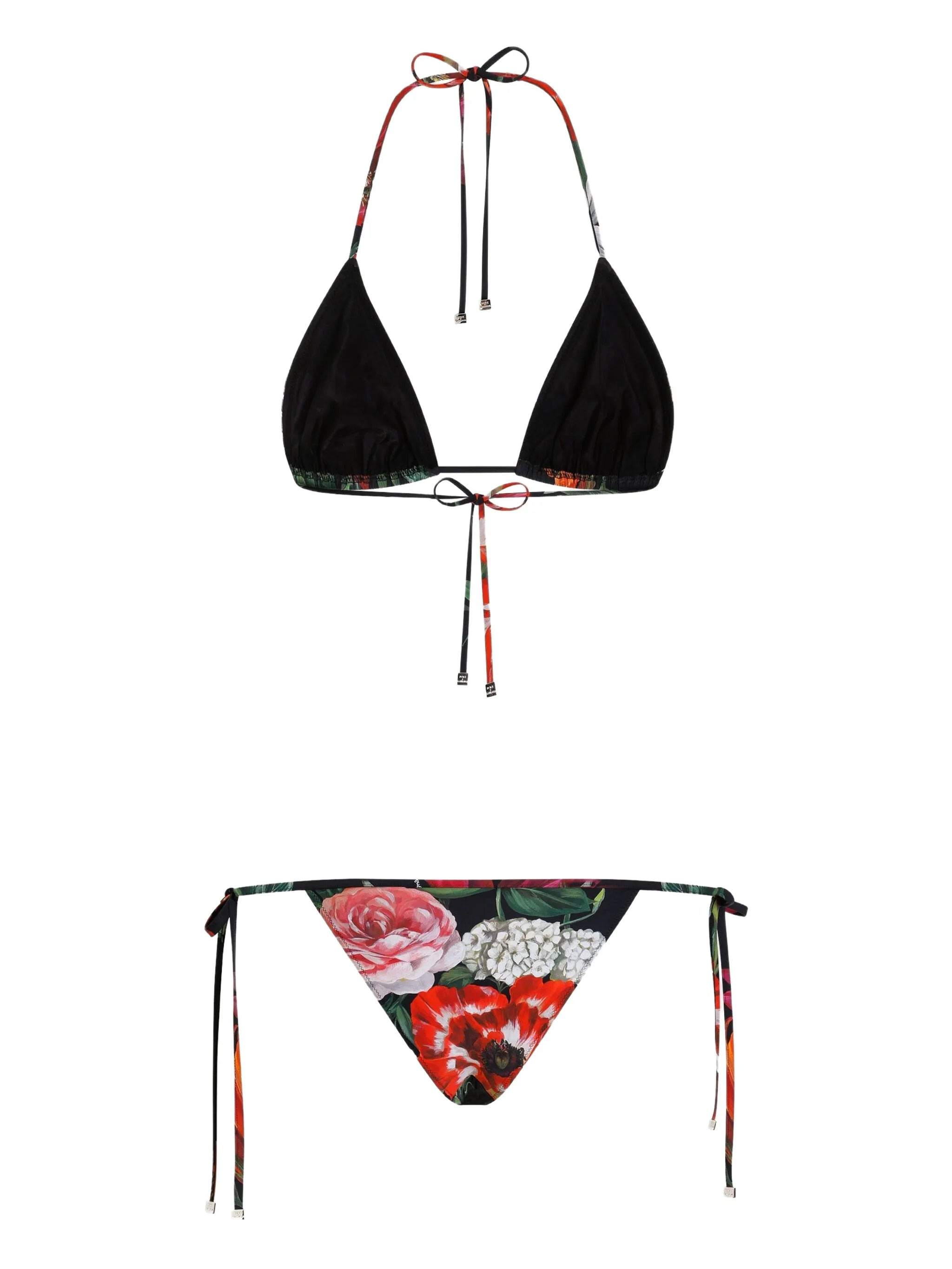 floral-print bikini set - 2