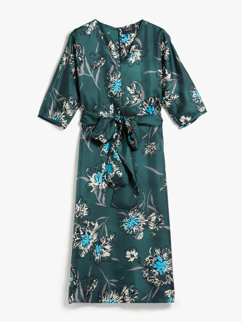 FLERES Printed silk dress 1