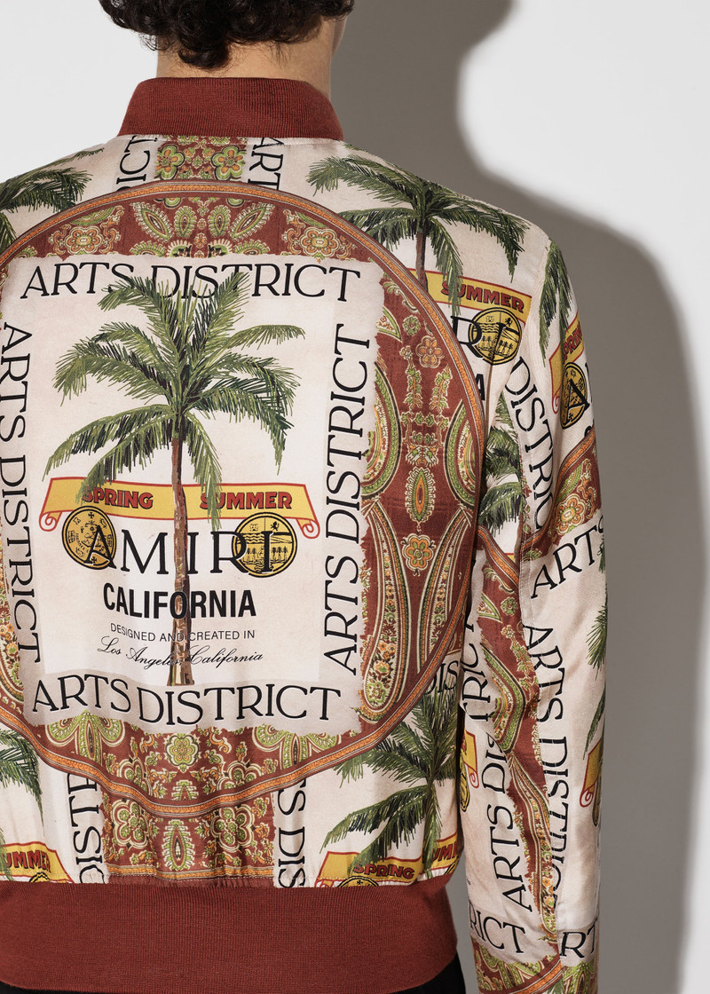 AMIRI RUM LABEL BOMBER JACKET 8
