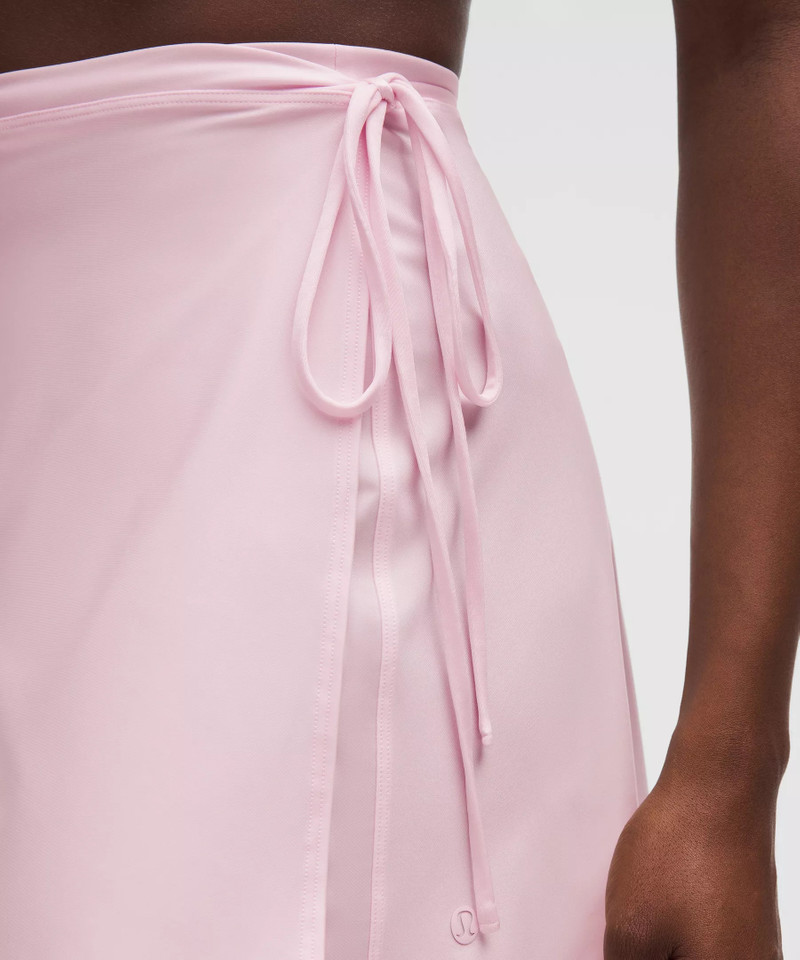 Satin Ballet High-Rise Wrap Skirt 4