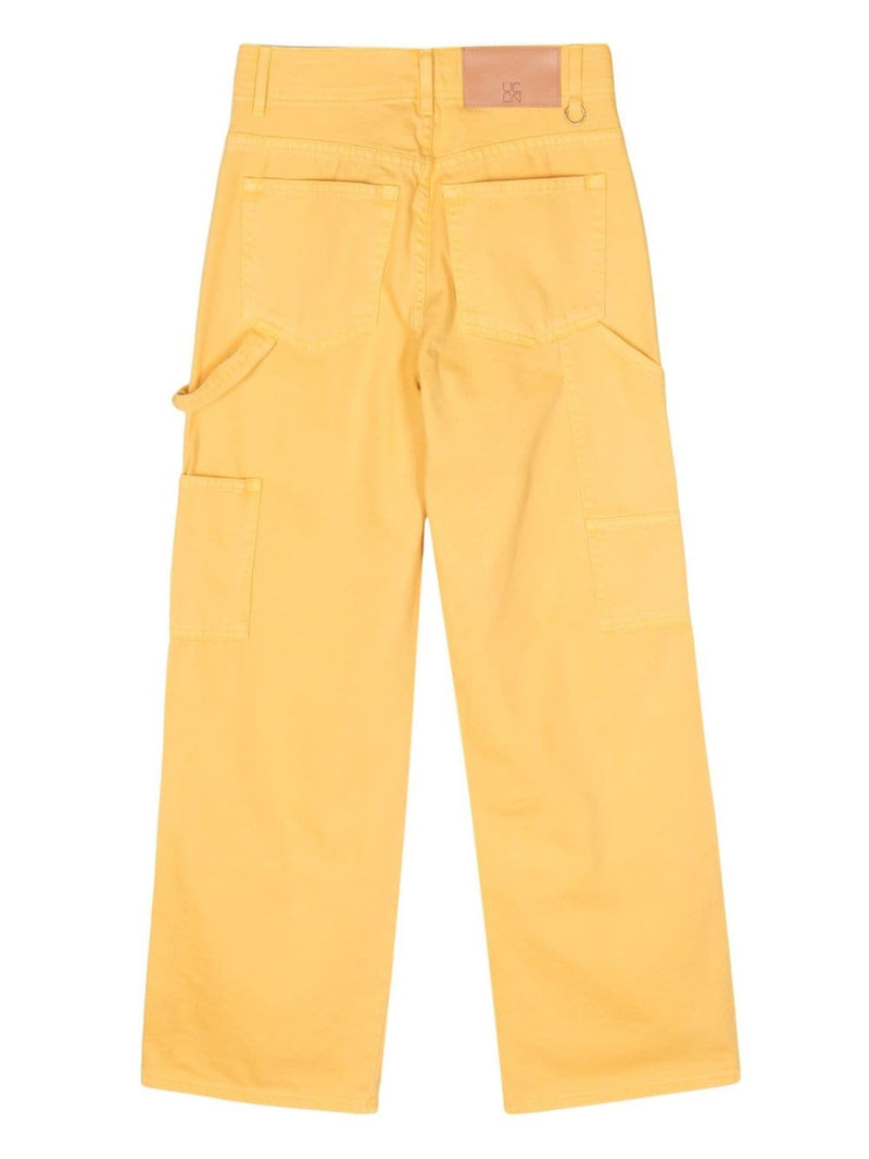 ULLA JOHNSON high-rise straight-leg jeans outlook