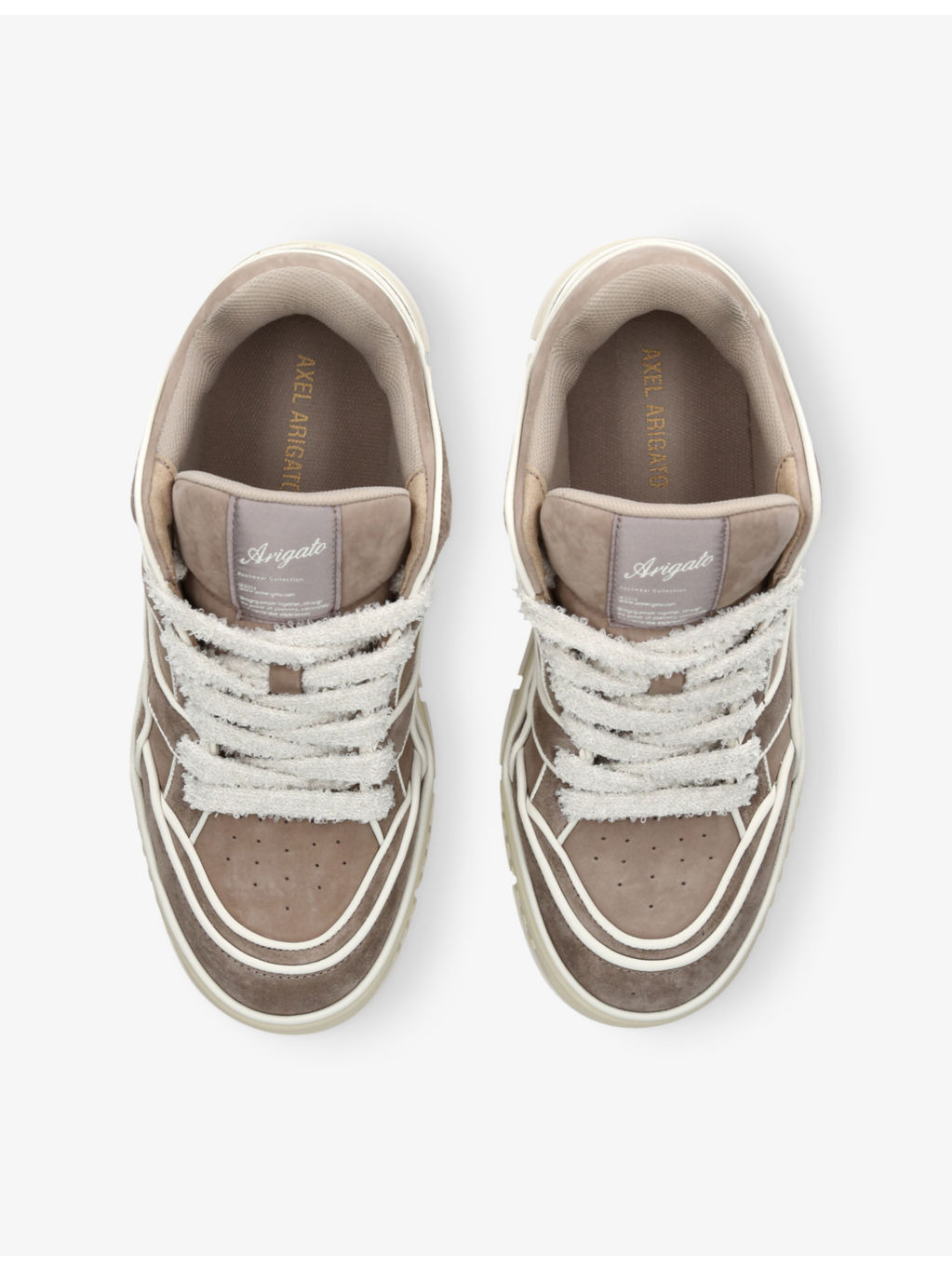 Area Suede and Mesh Trainers - 2