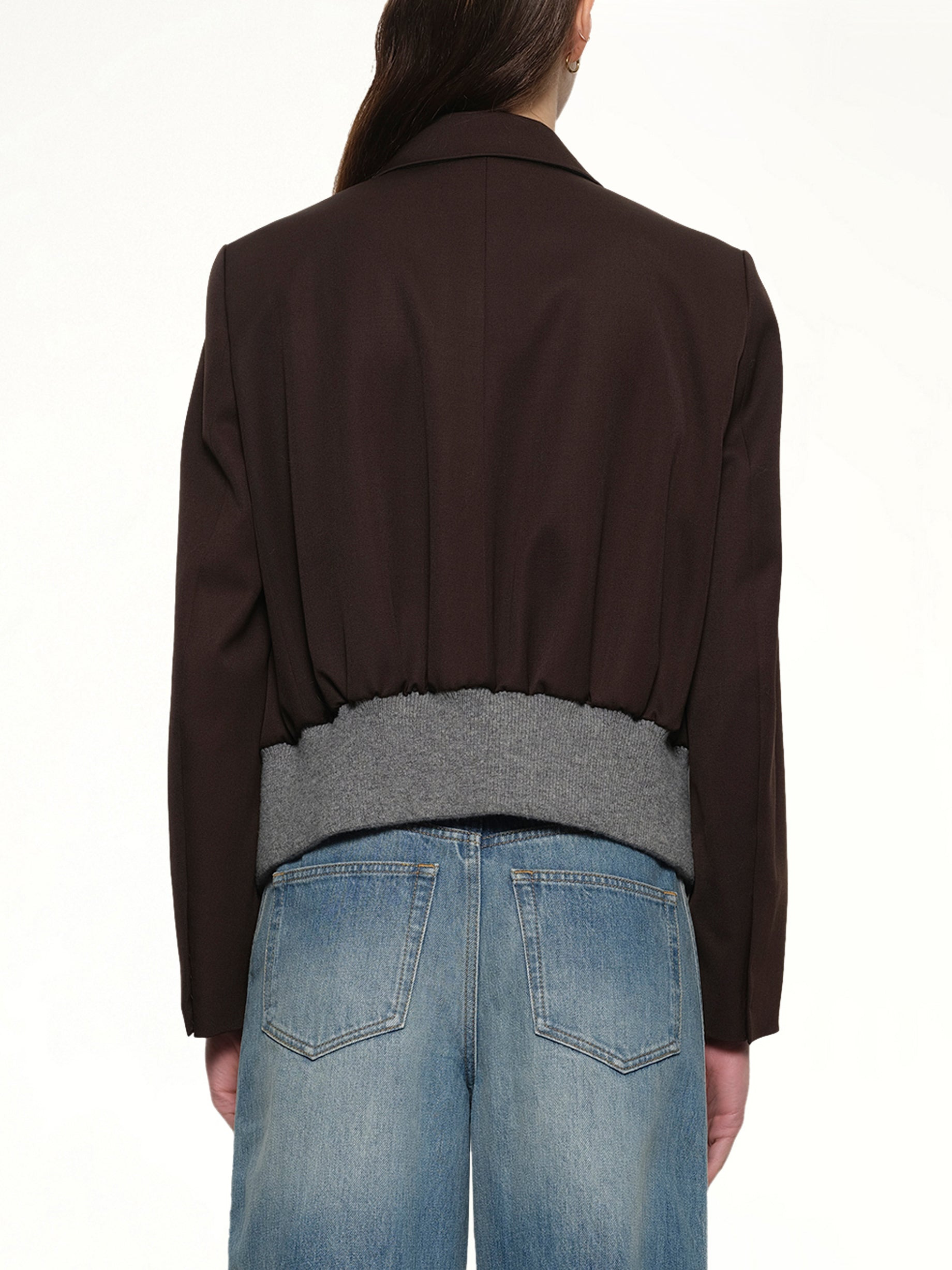 Tailored Jacket in Brown - 5