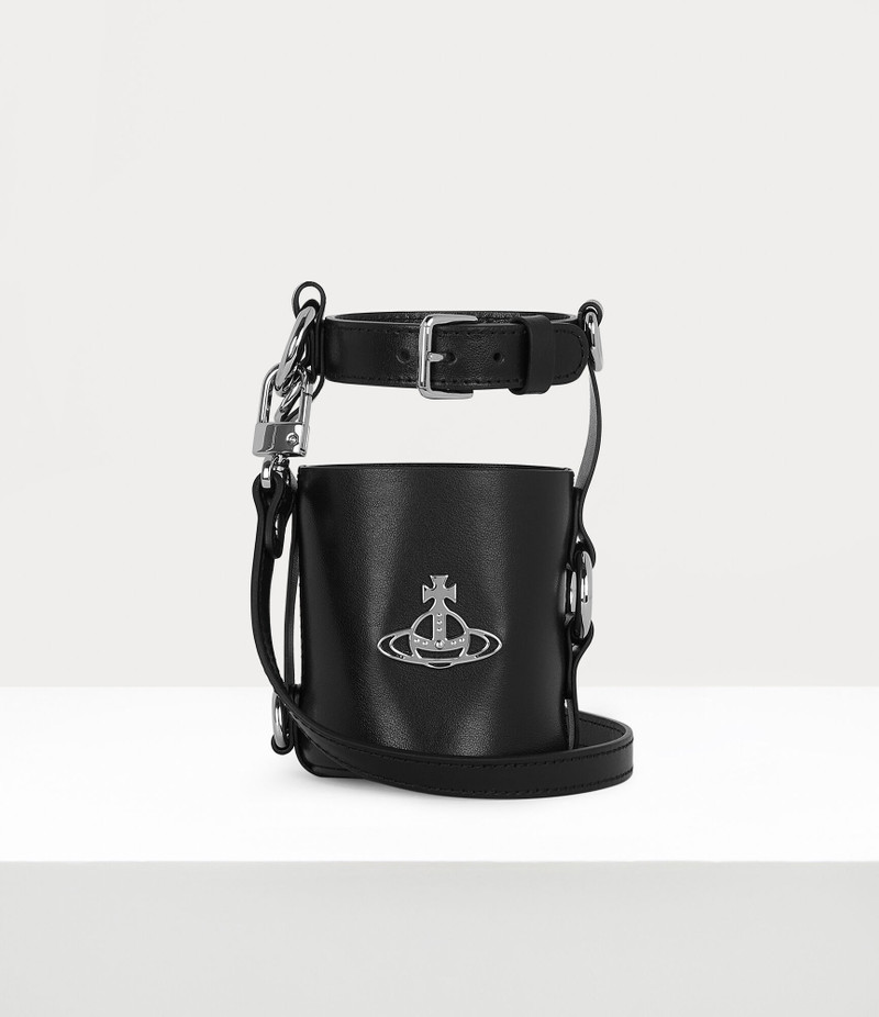 Vivienne Westwood STUDS OPEN WATER BOTTLE HOLDER | REVERSIBLE