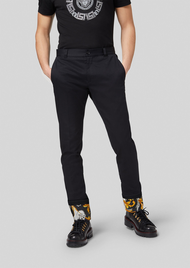 Acanthus Print Accent Trousers 3