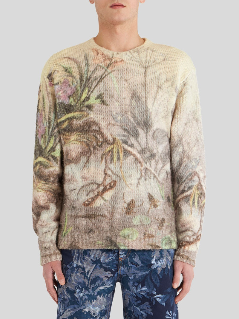 PRINTED MIXED ALPACA JUMPER 2