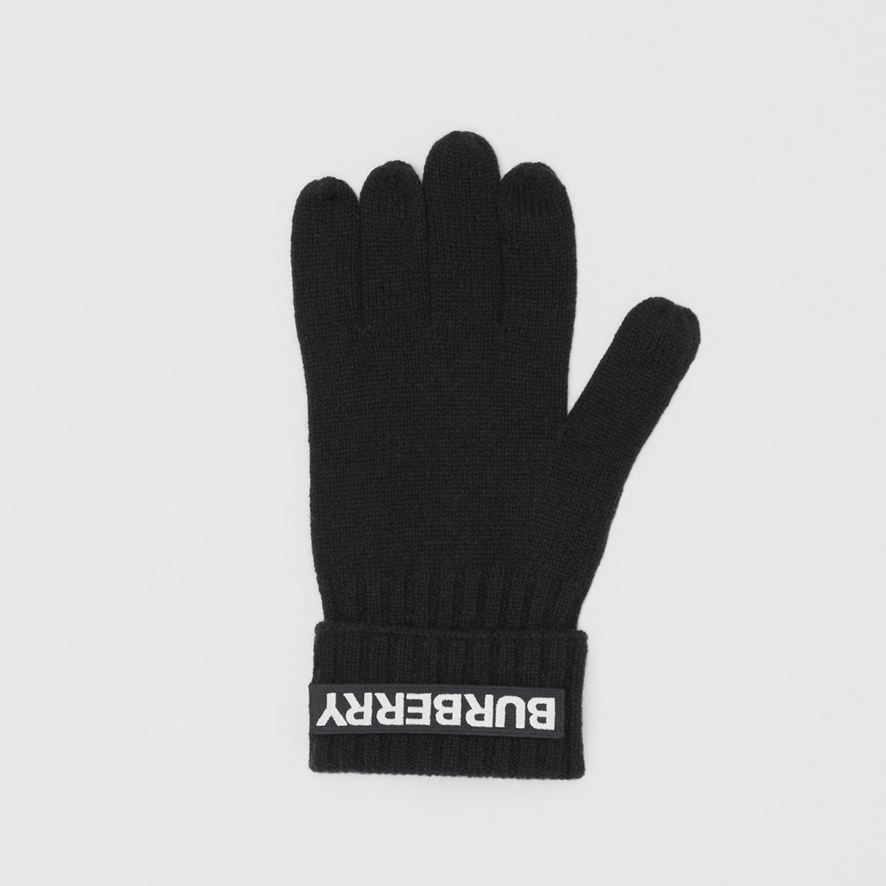 Kingdom and Logo Appliqué Cashmere Gloves - 3