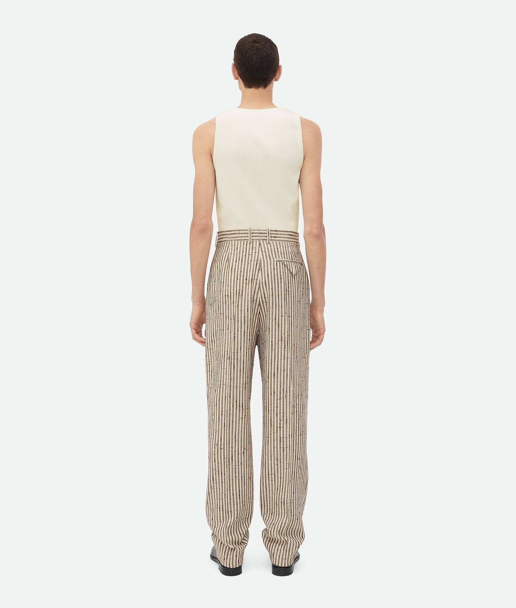 Knotted Viscose And Silk Trousers - 3
