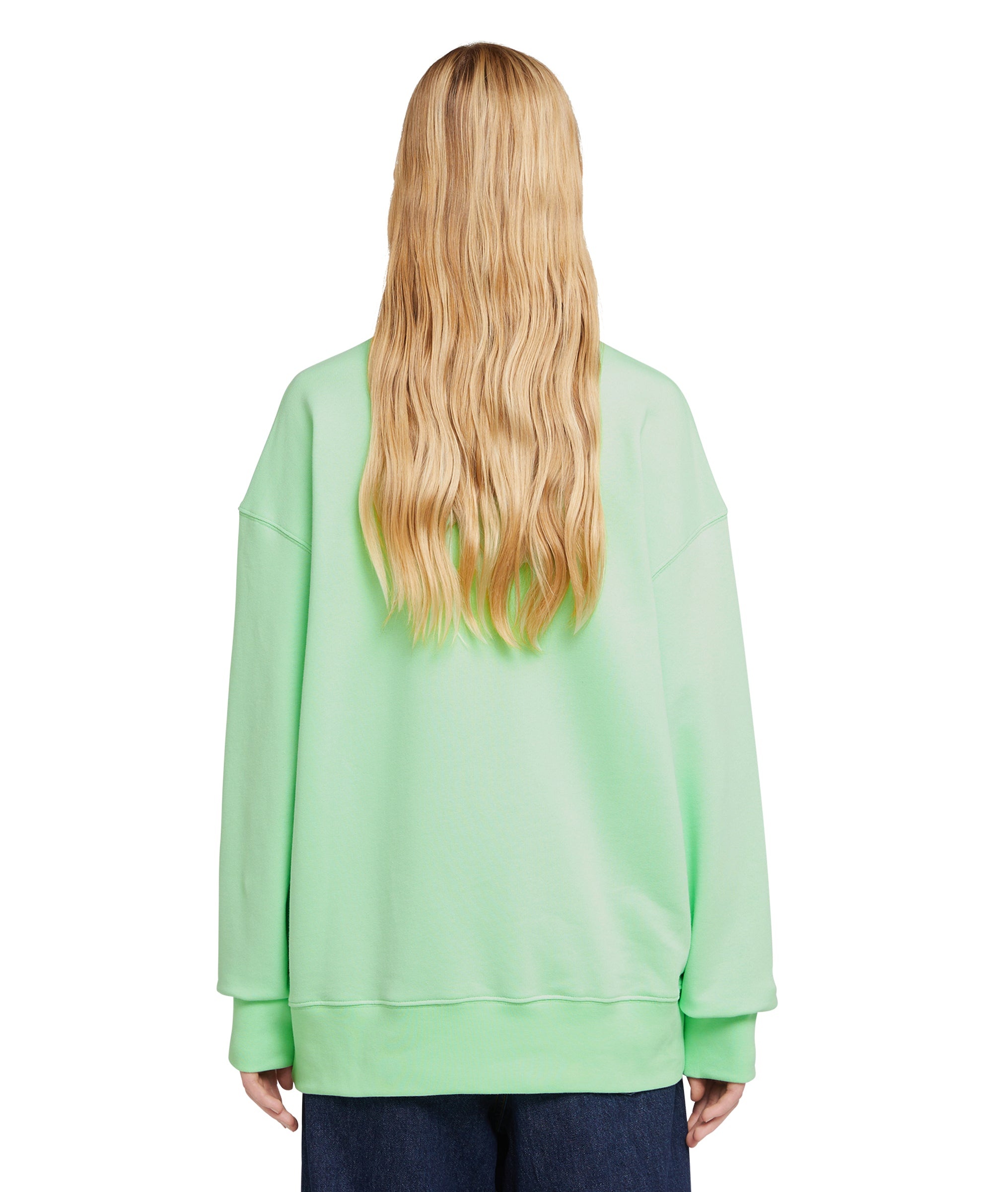 Organic cotton crewneck t-shirt from the MSGM Fantastic Green Capsule - 7