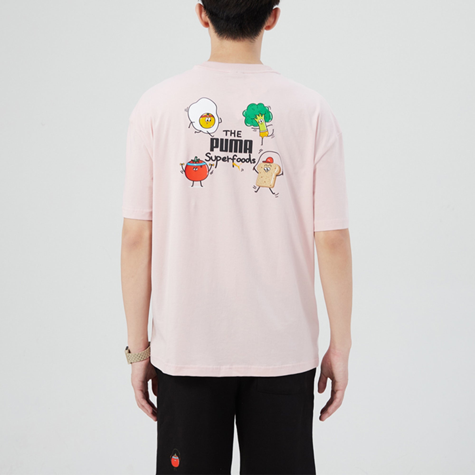 PUMA Men's Club Oversize SS Tee Sports Pink 533104-36 - 4