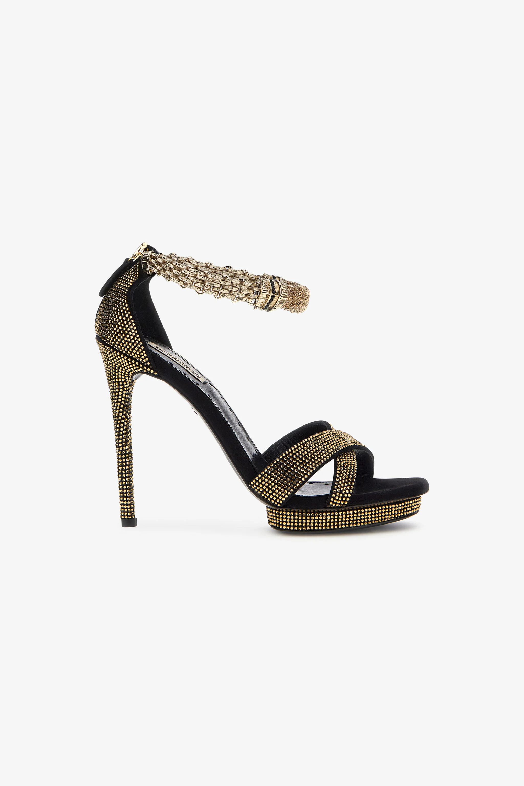 Panther-head high-heel sandals - 1