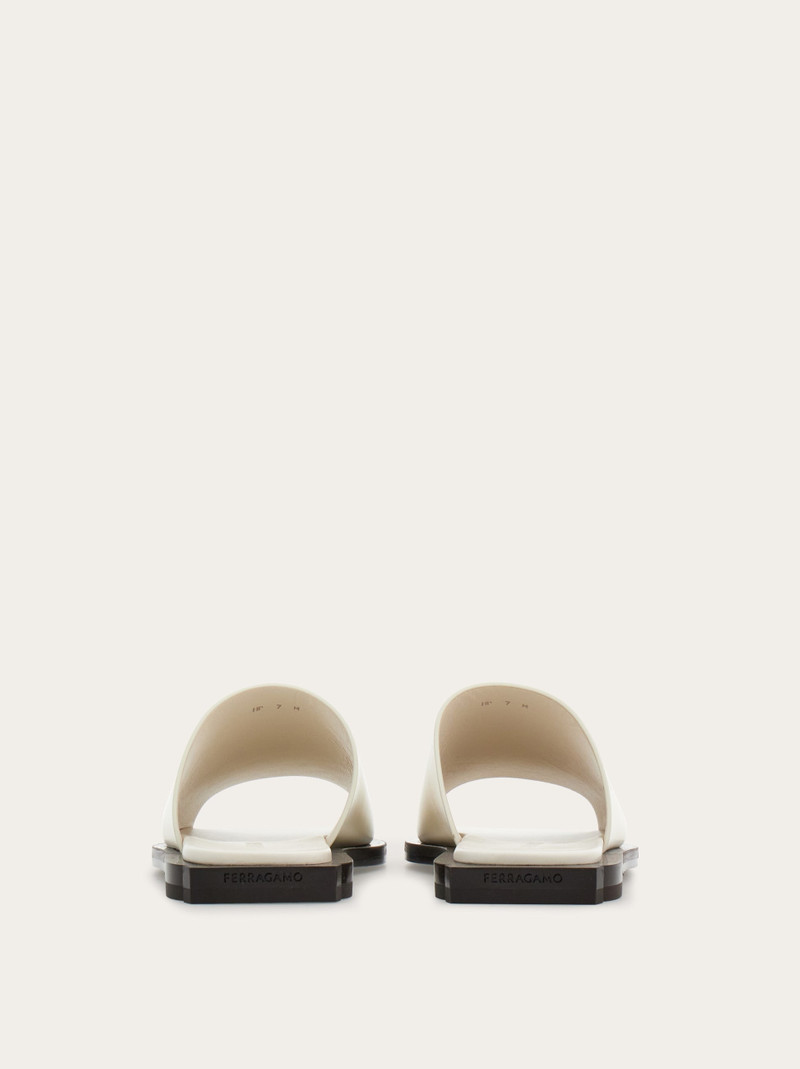 FERRAGAMO Mule with Gancini heel outlook