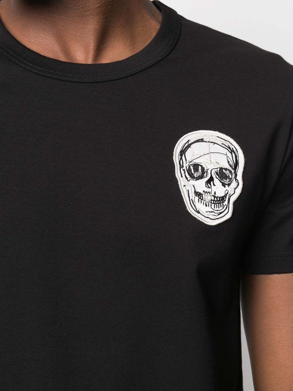 skull motif T-shirt - 5