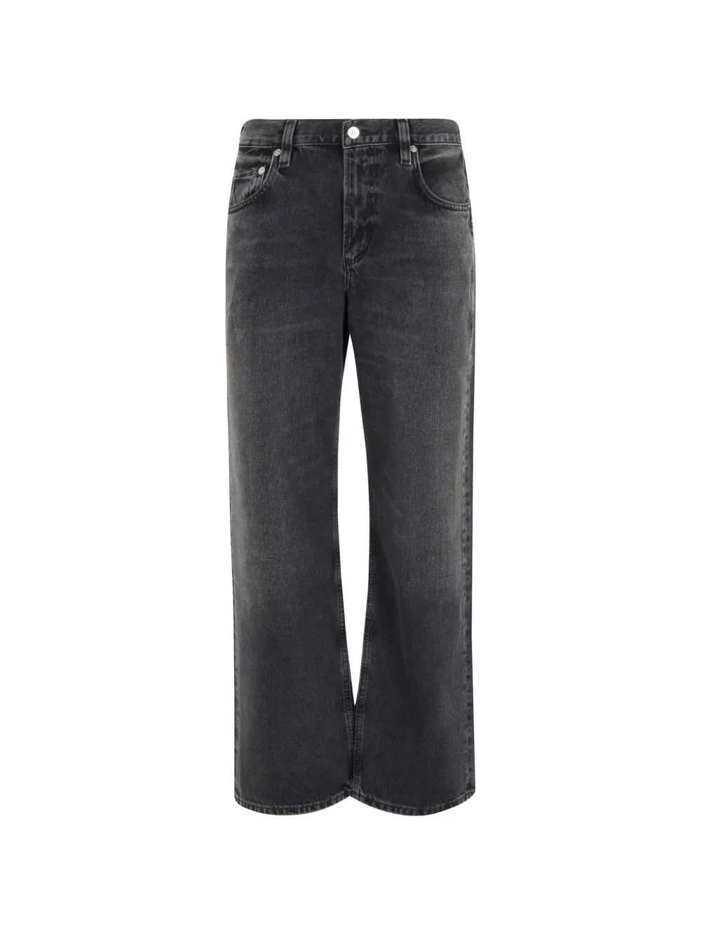 Lindz Easy faded-effect straight-leg jeans - 1