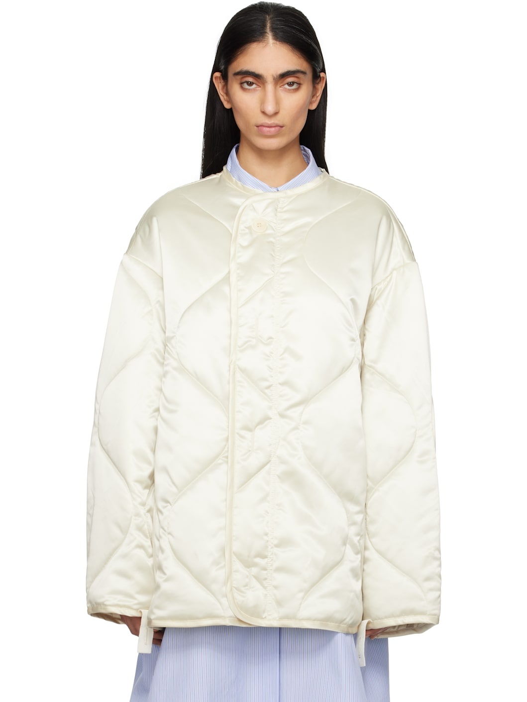 Off-White Oversized Quilted Jacket - 1