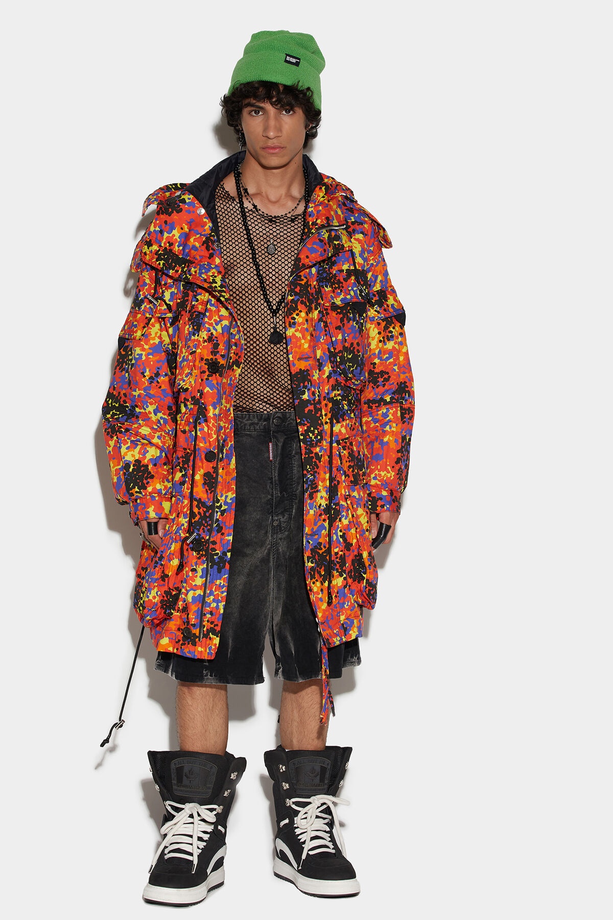 GOTH CAMO OVER PARKA - 3