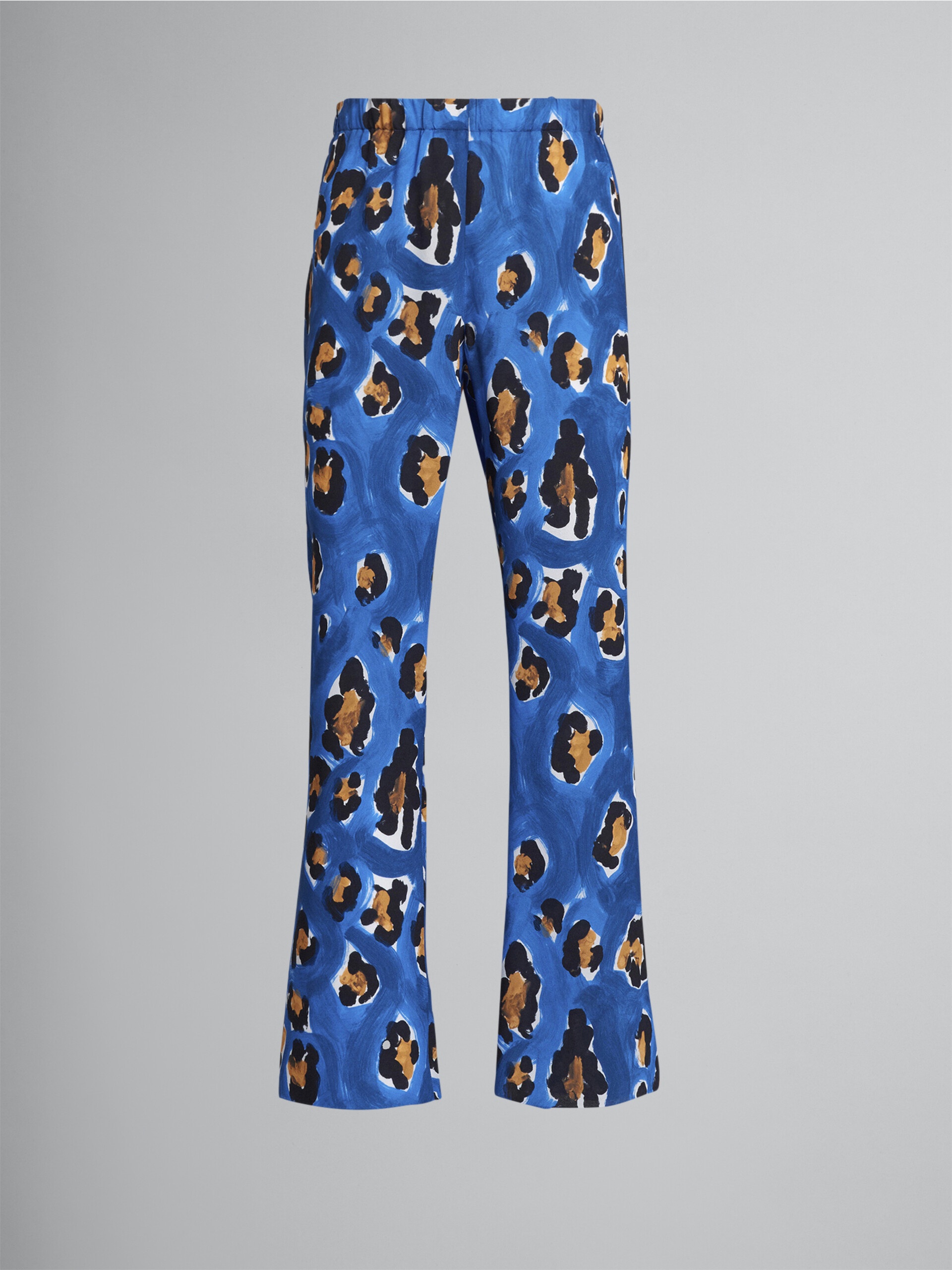 FELINE TWIST PRINT SABLÈ PANTS - 1