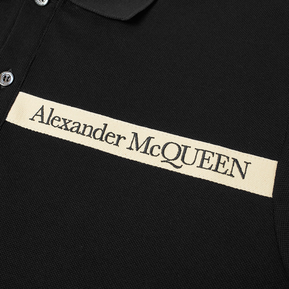 Alexander McQueen Taped Logo Polo - 4