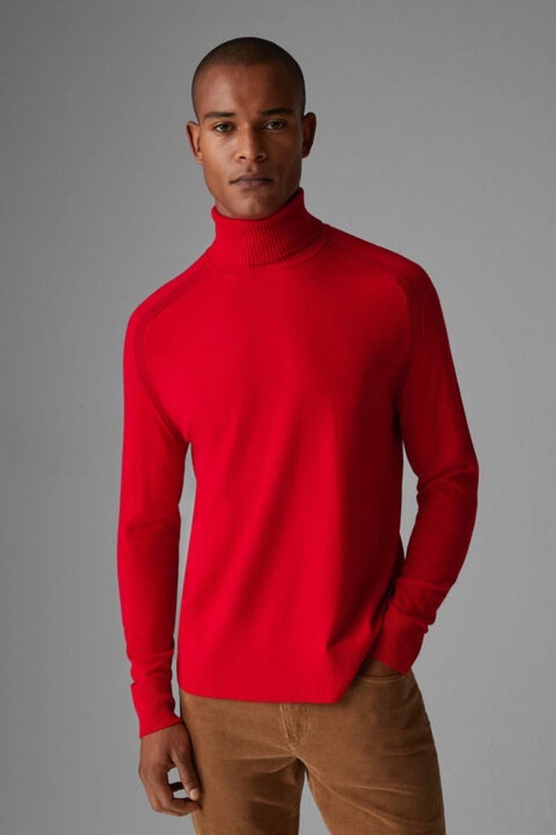 Gordon Turtleneck pullover in Red 2