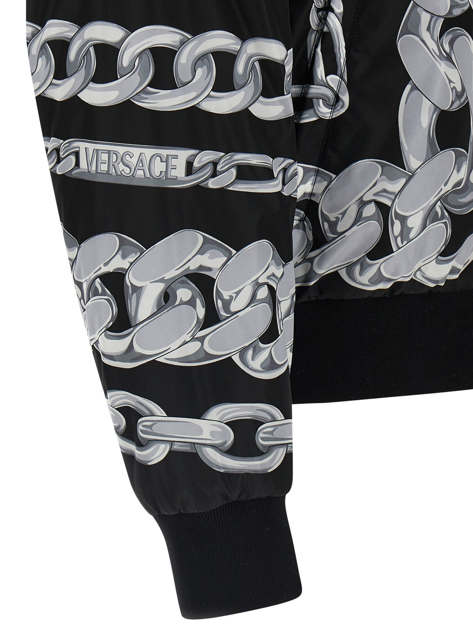 Versace Men 'Medusa Chains' Reversible Bomber Jacket - 5