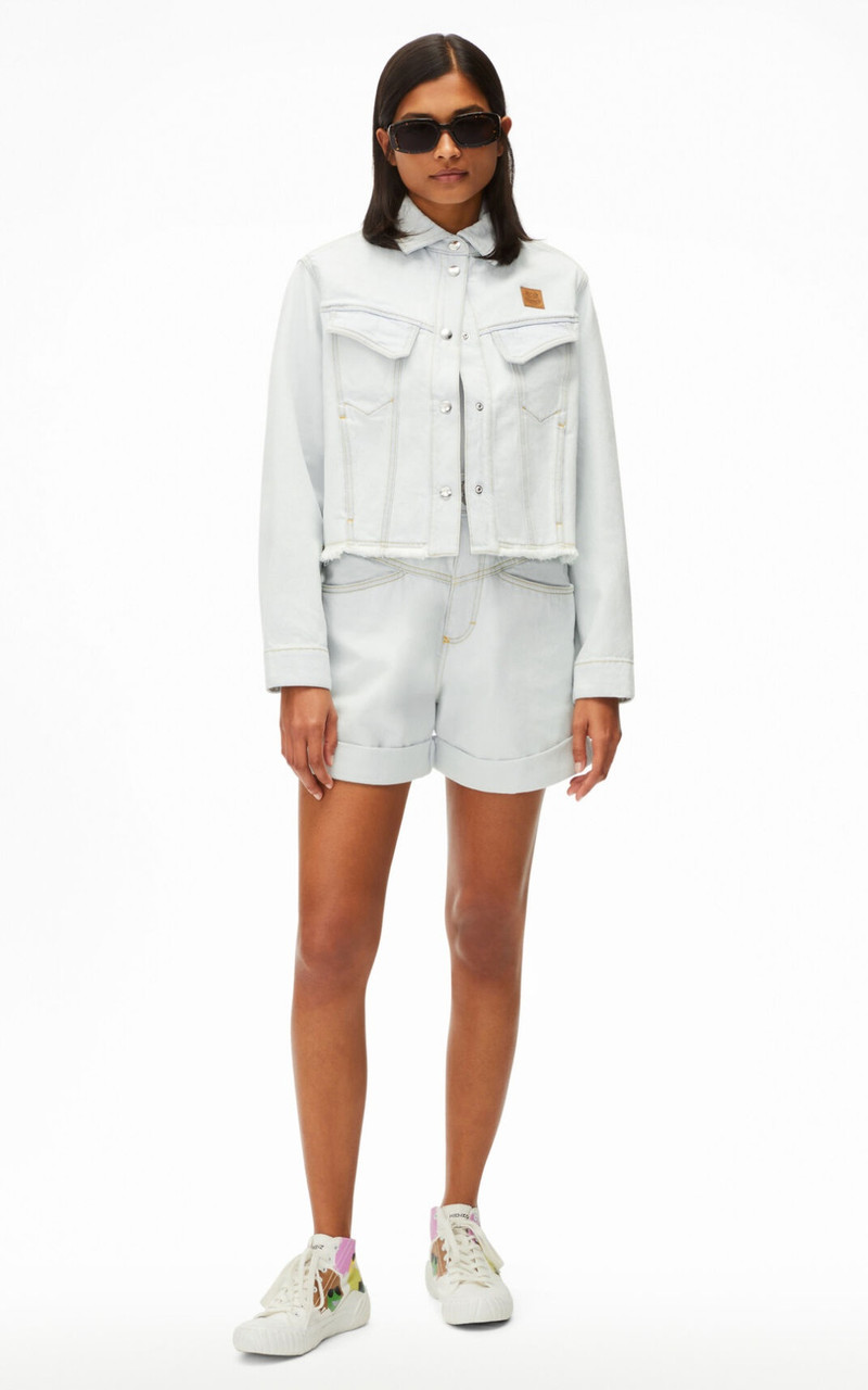 Loose-fit organic cotton denim jacket 3