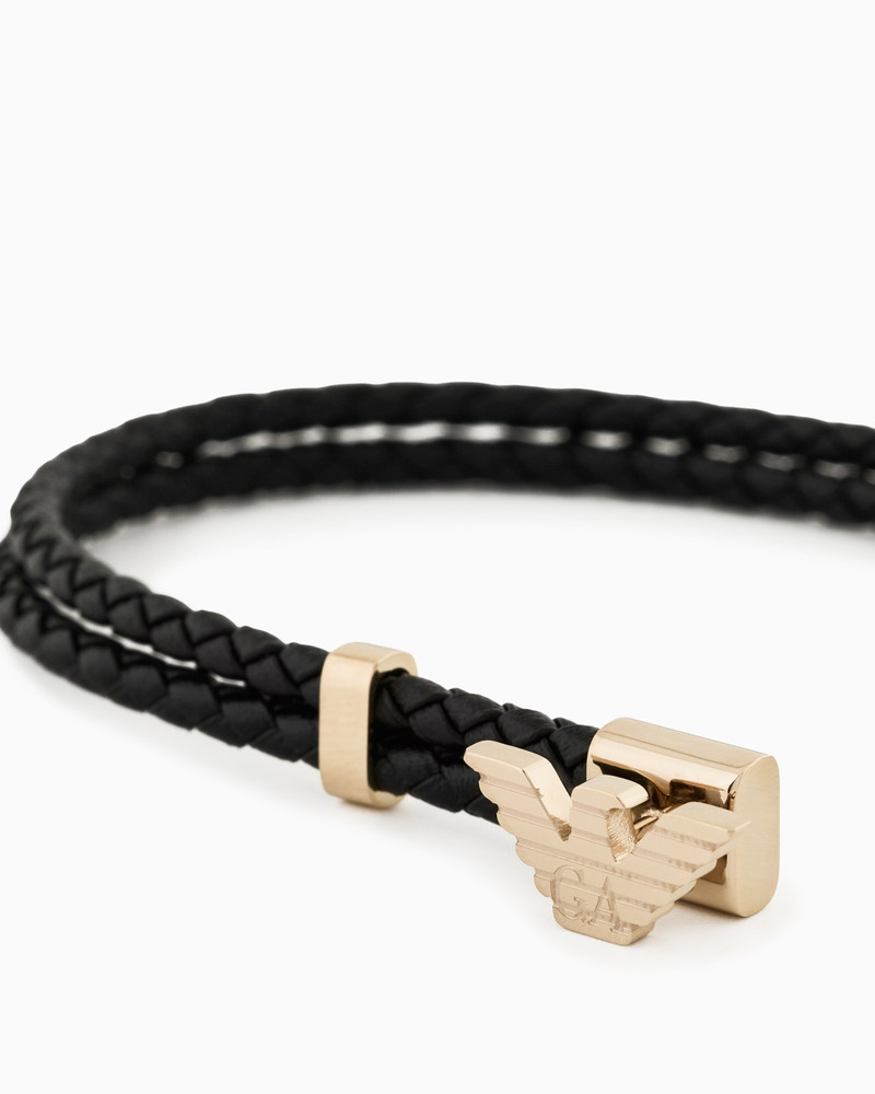 GOLD-TONE LEATHER ID BRACELET 3