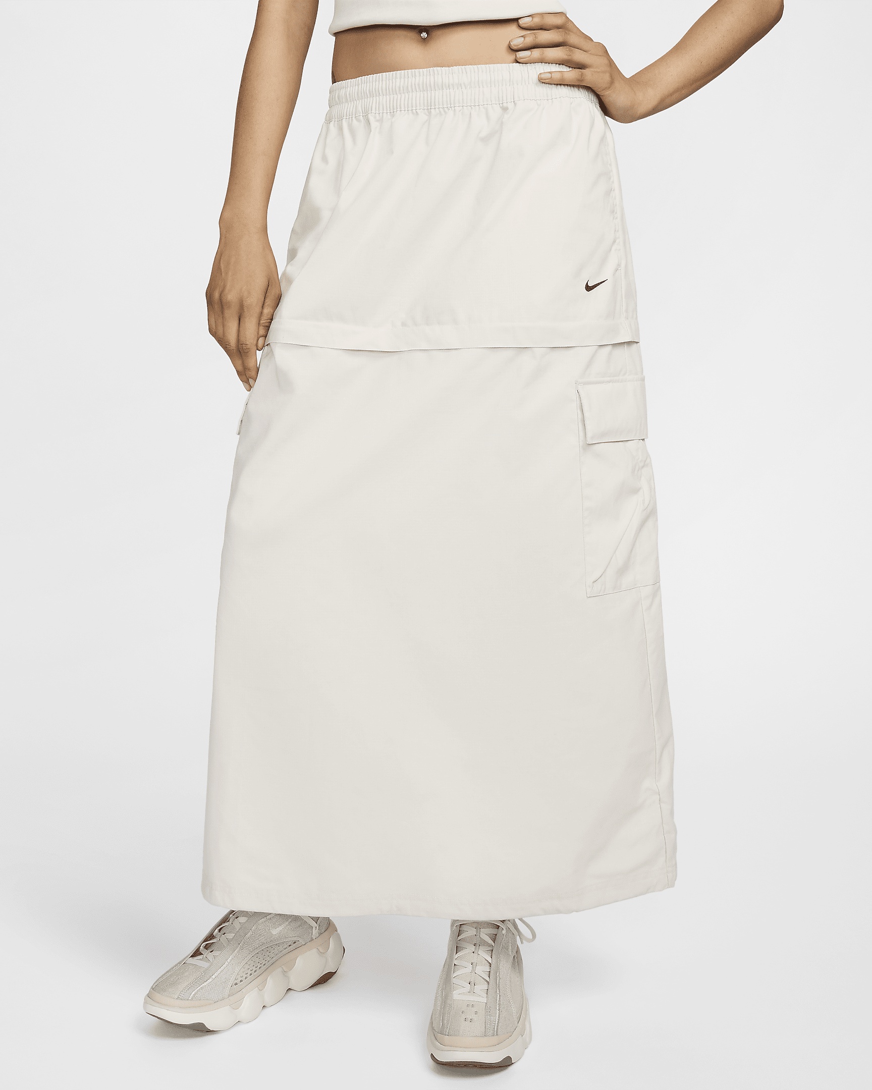 Nike Sportswear Essential Women's Mid-Rise Woven Cargo Midi Skirt - 1