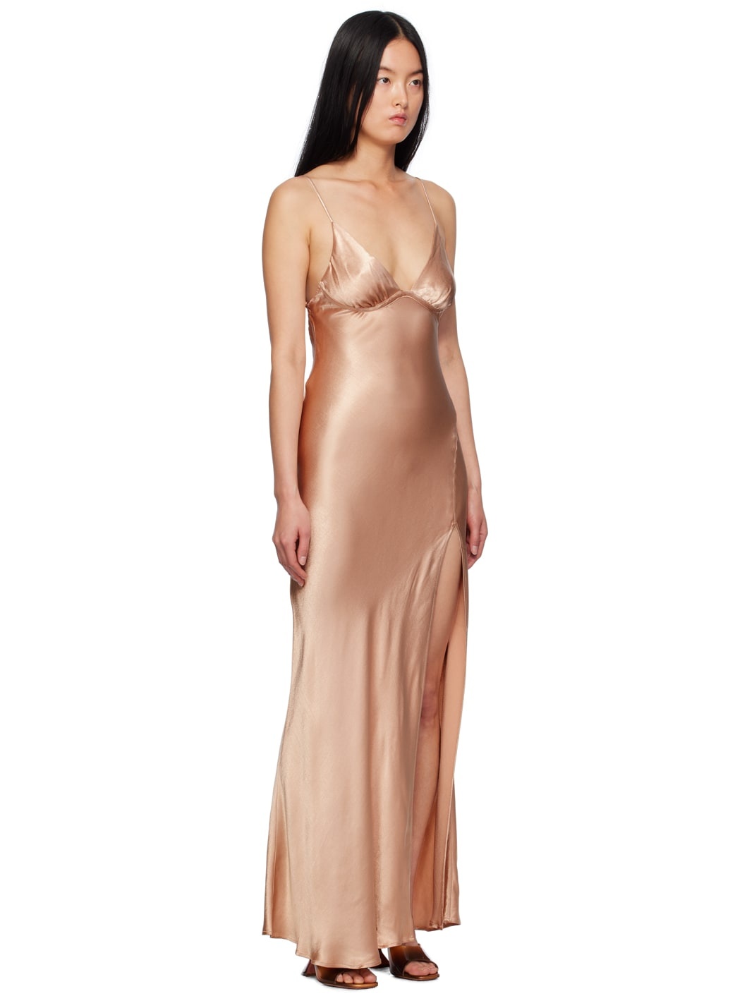 Pink Ren Split Maxi Dress - 2