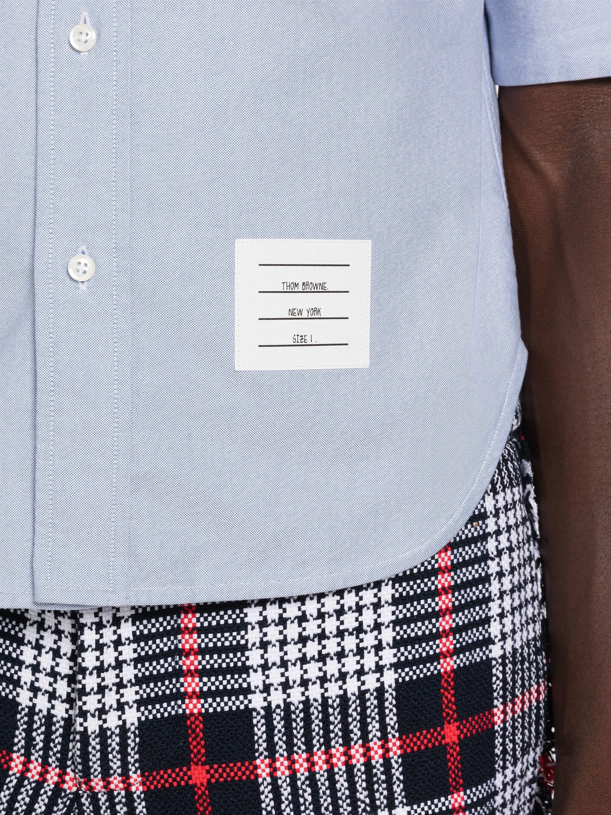 OXFORD ROUND COLLAR SHORT SLEEVE SHIRT - 6