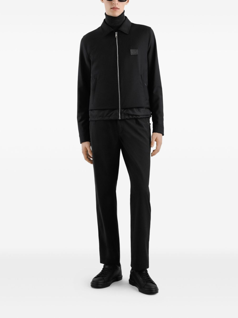 zip-up windbreaker - 2