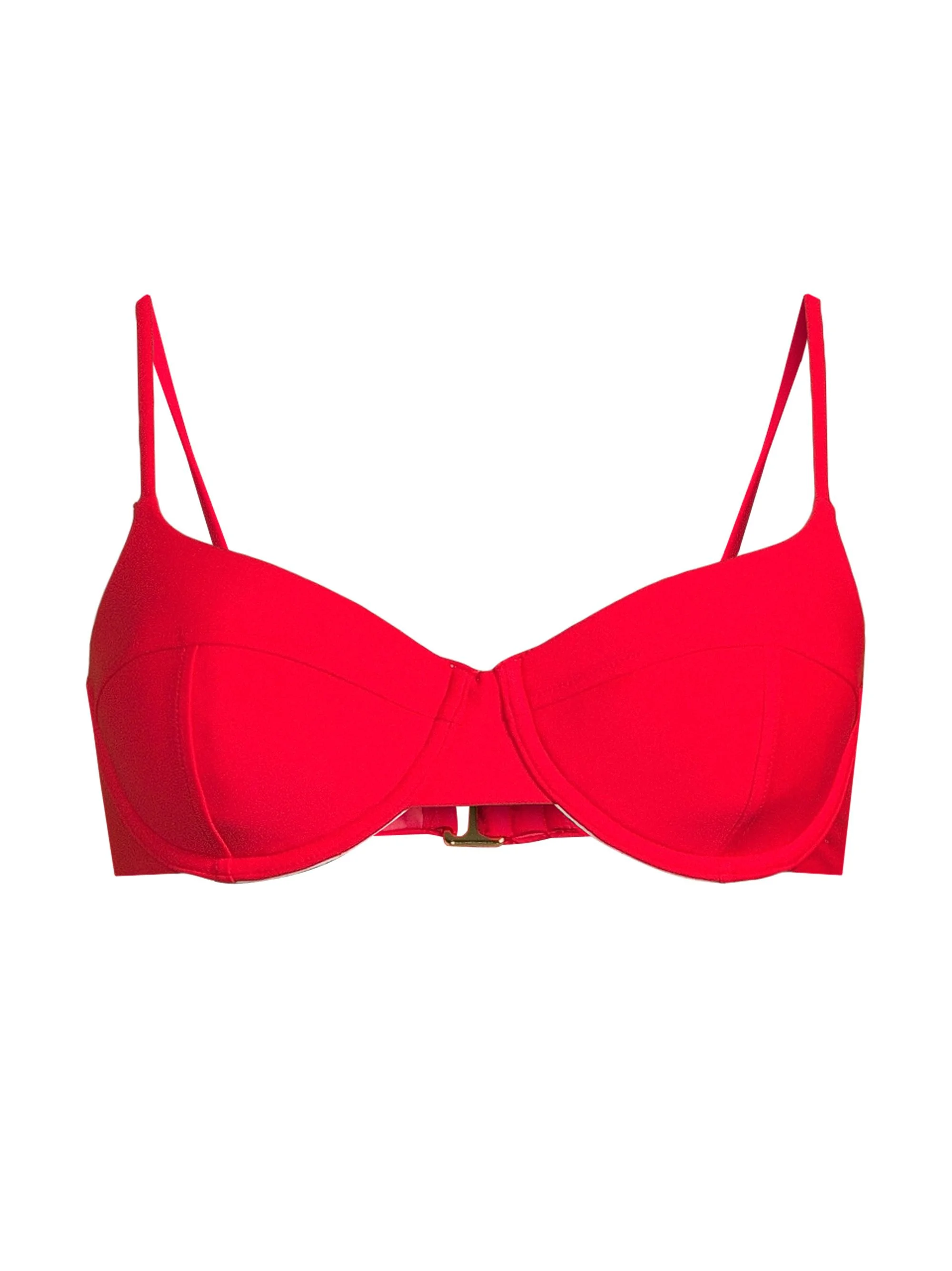 Women's Mona Underwire Bikini Top - Flame - 1