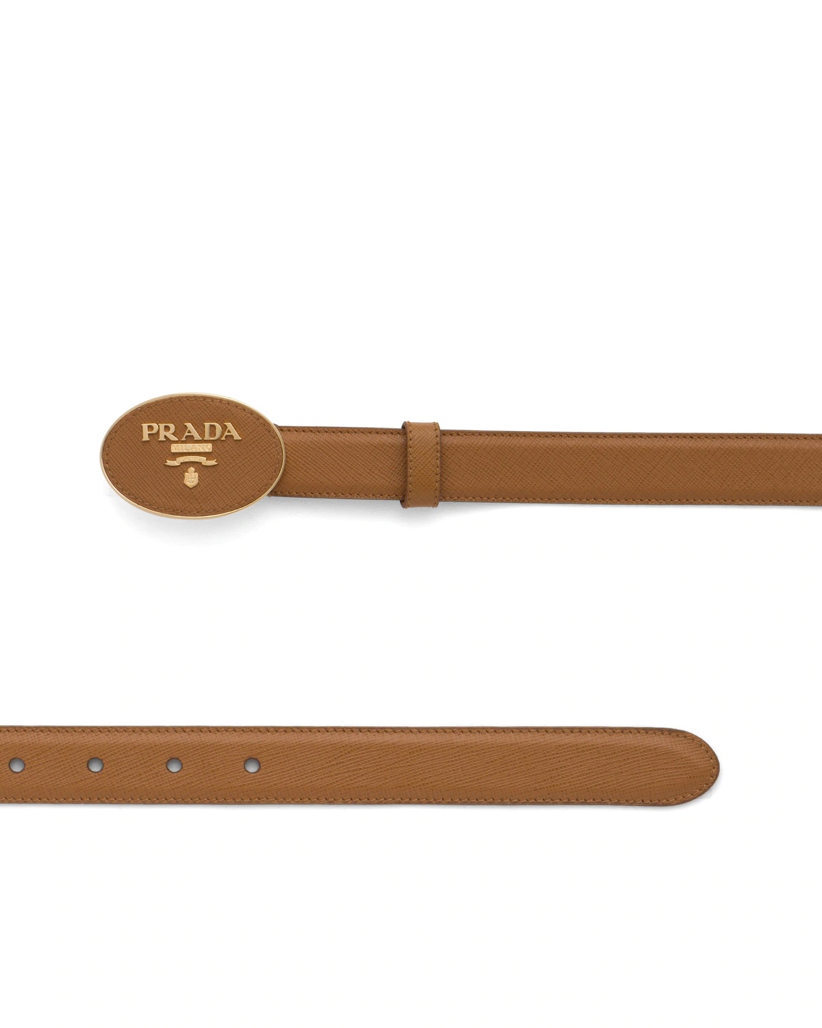 Saffiano leather belt - 3