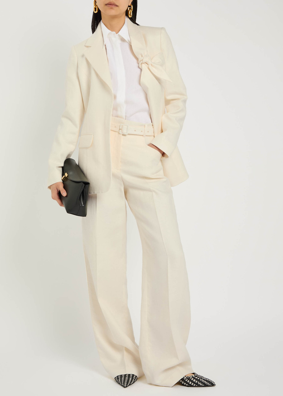 Gabriela Hearst Oslo Linen Blazer - 4