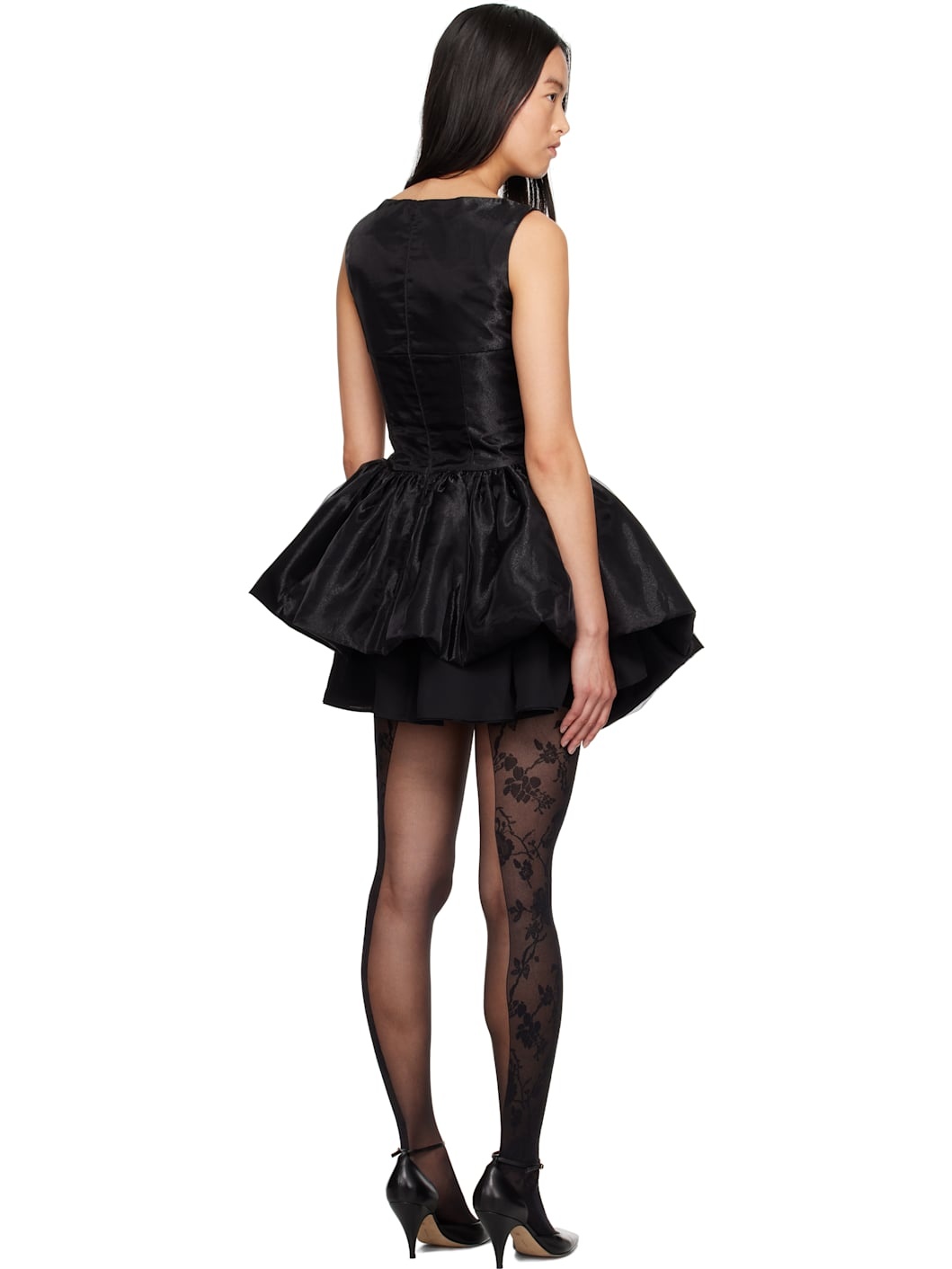 Black Gwendolyn Minidress - 3