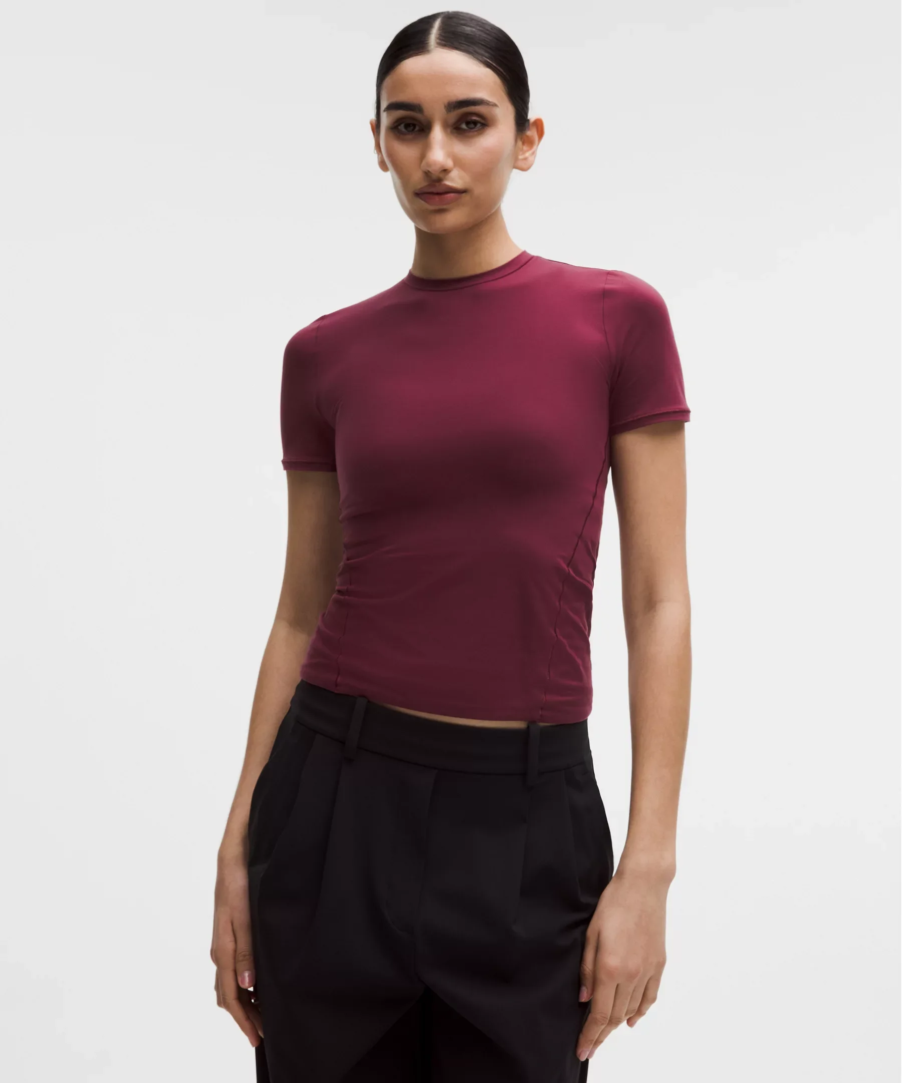 Wundermost Ultra-Soft Nulu Hip-Length Crewneck Shirt - 1