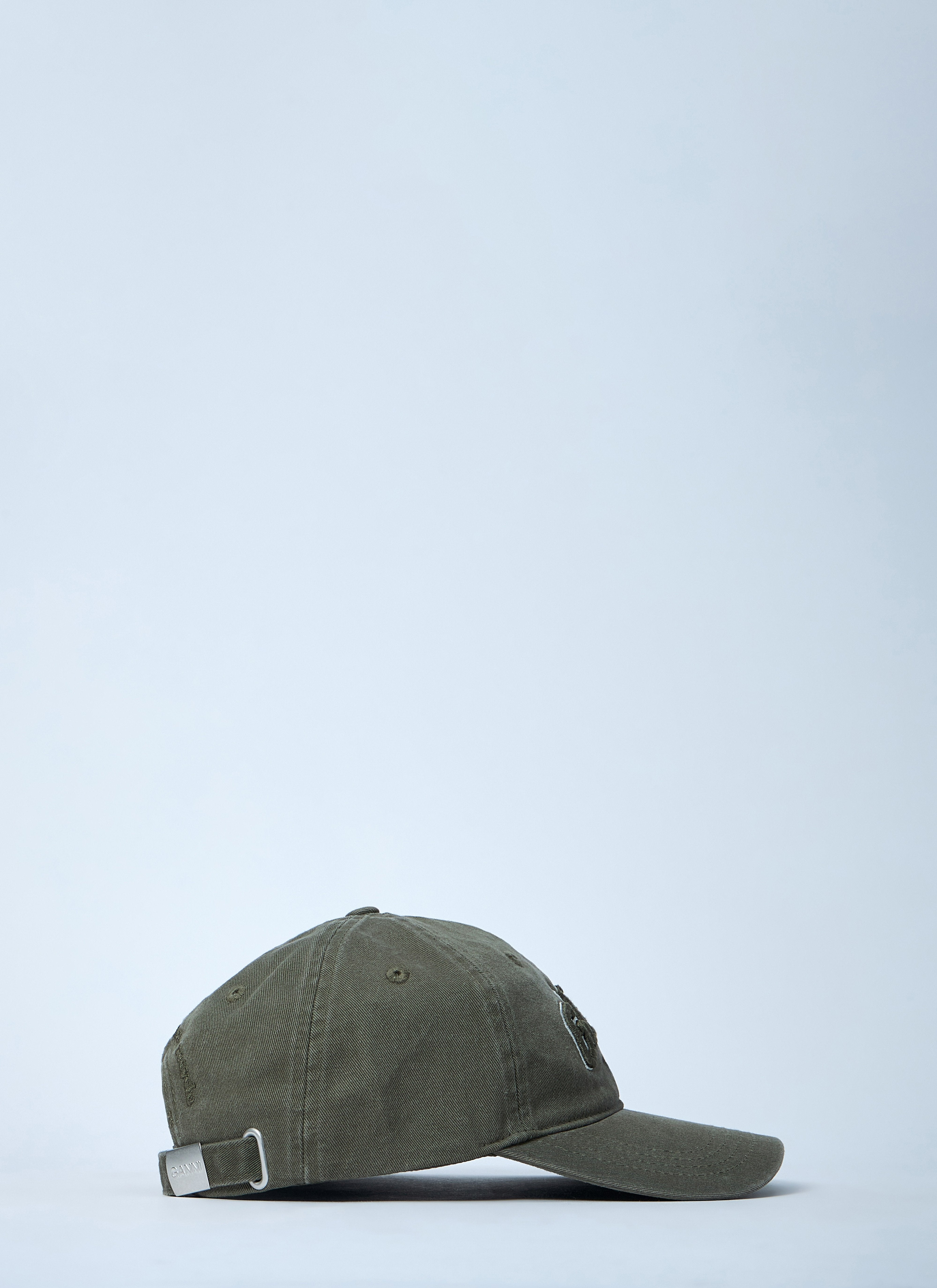 Ganni Women Logo Motif Baseball Cap - 7